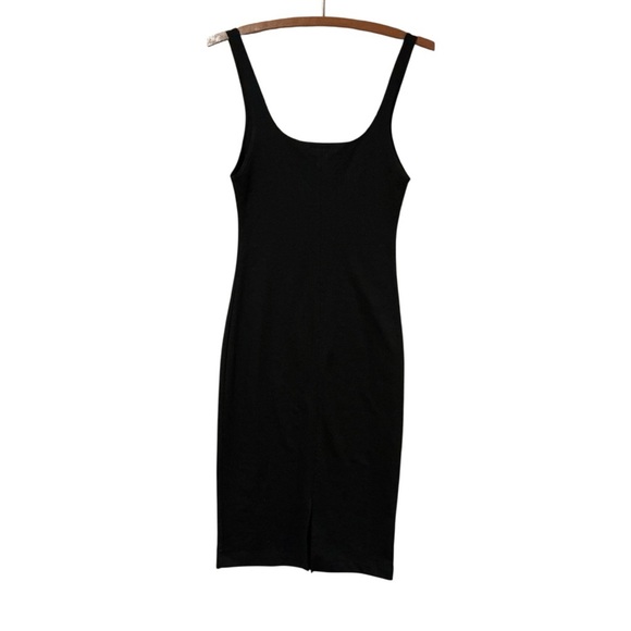 Zara Dresses & Skirts - Zara Trafaluc Black Midi Bodycon Dress Sleeveless Stretch Women’s M